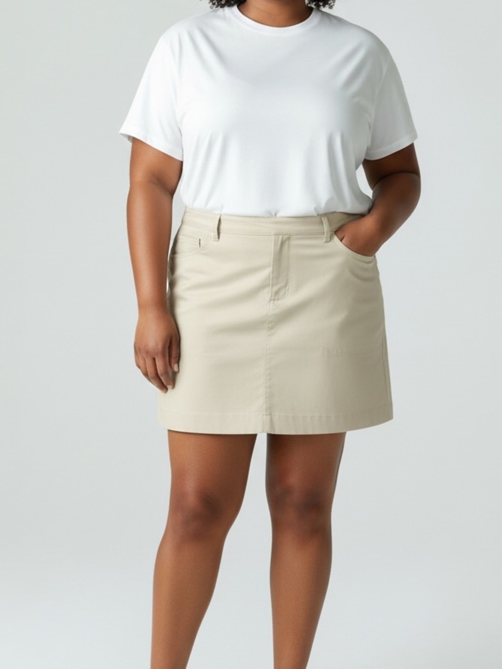 EUC Izod Sporty Beige Golf Skirt Size 10
